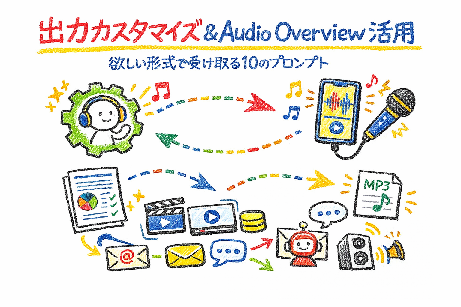 出力カスタマイズ＆Audio Overview活用